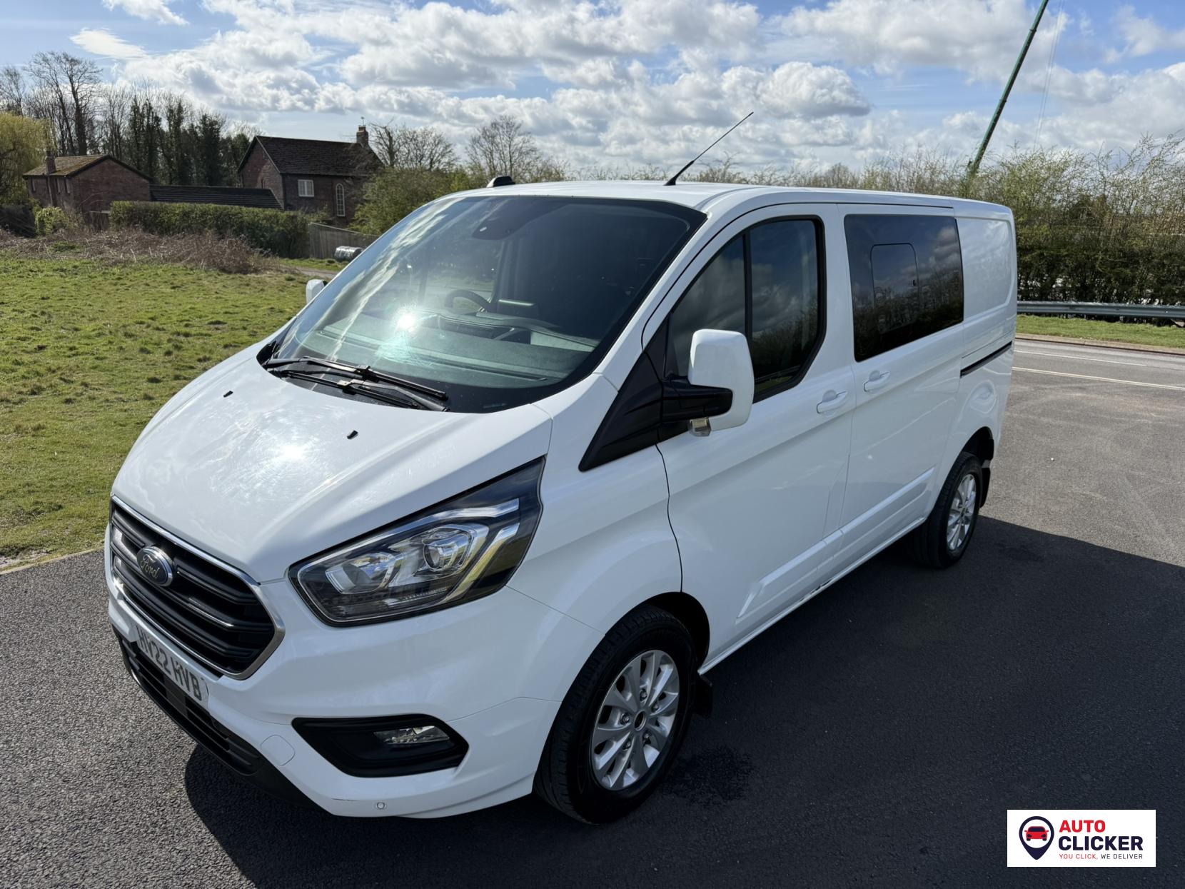 Ford Transit Custom 2.0 300 EcoBlue Limited Crew Van Double Cab 5dr Diesel Manual L1 H1 Euro 6 (s/s) (6 Seat) (130 ps)