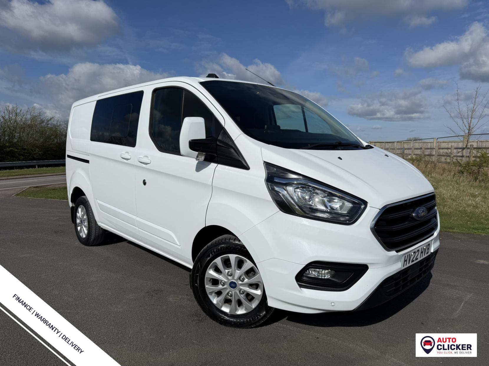 Ford Transit Custom 2.0 300 EcoBlue Limited Crew Van Double Cab 5dr Diesel Manual L1 H1 Euro 6 (s/s) (6 Seat) (130 ps)
