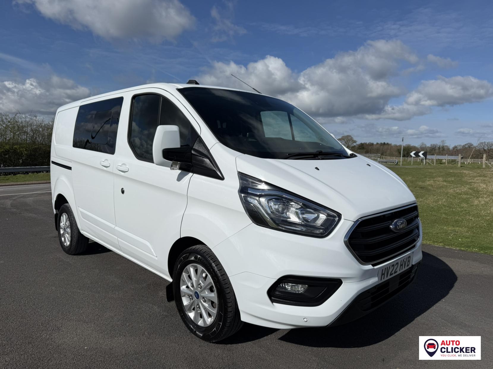 Ford Transit Custom 2.0 300 EcoBlue Limited Crew Van Double Cab 5dr Diesel Manual L1 H1 Euro 6 (s/s) (6 Seat) (130 ps)