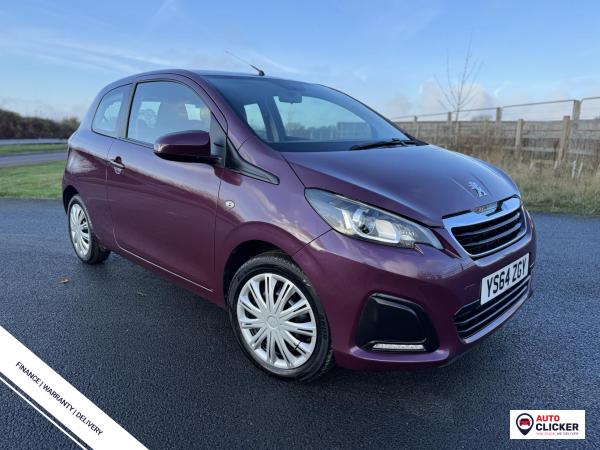 Peugeot 108 1.0 VTi Active Hatchback 3dr Petrol Manual Euro 5 Euro 5 (68 ps)