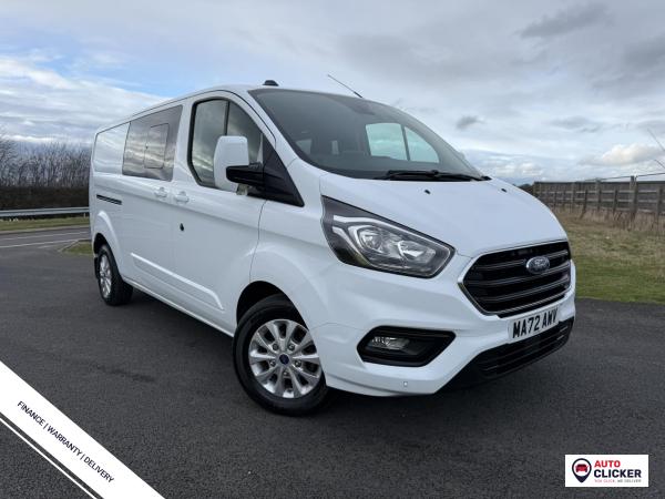 Ford Transit Custom 2.0 300 EcoBlue Limited Crew Van Double Cab 5dr Diesel Manual L2 H1 Euro 6 (s/s) (130 ps)
