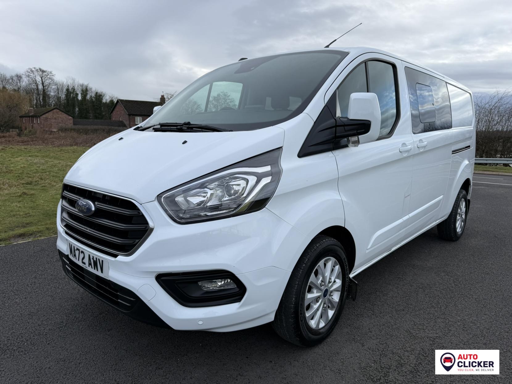 Ford Transit Custom 2.0 300 EcoBlue Limited Crew Van Double Cab 5dr Diesel Manual L2 H1 Euro 6 (s/s) (130 ps)