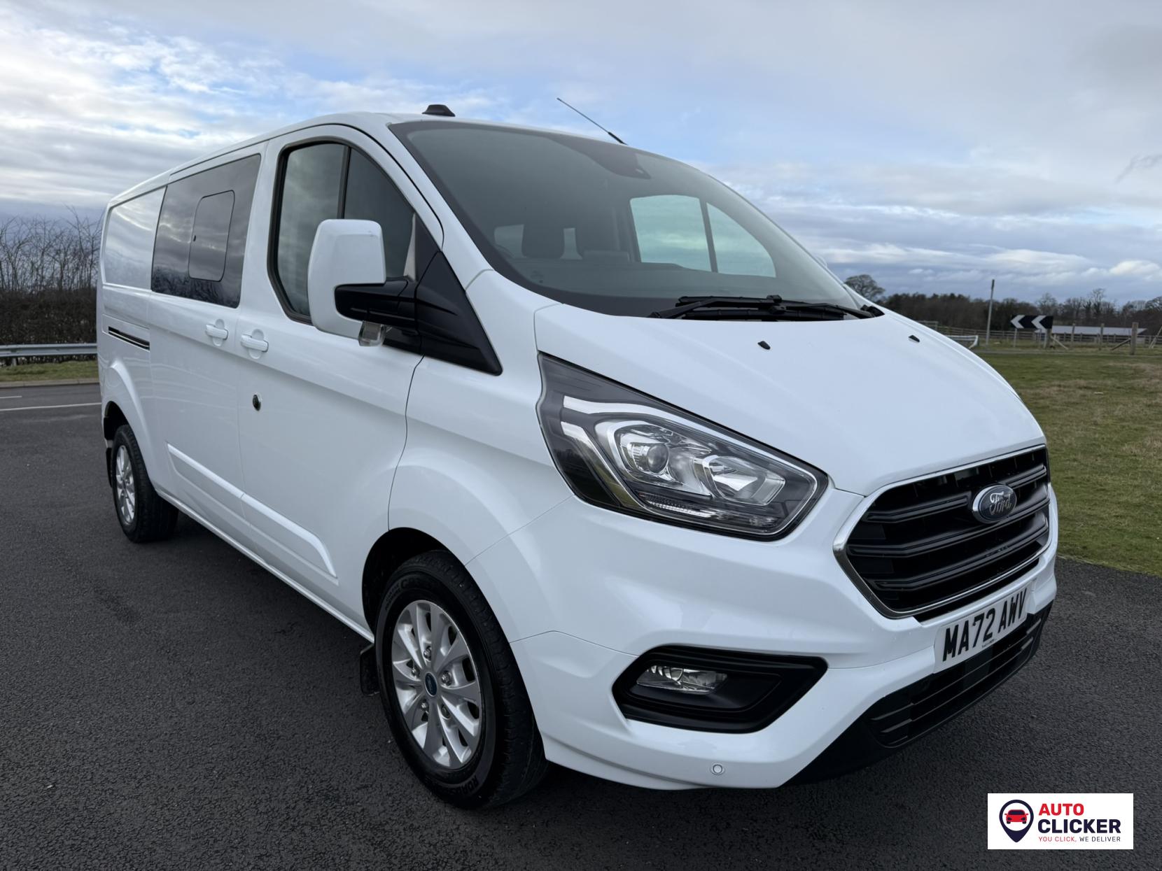 Ford Transit Custom 2.0 300 EcoBlue Limited Crew Van Double Cab 5dr Diesel Manual L2 H1 Euro 6 (s/s) (130 ps)