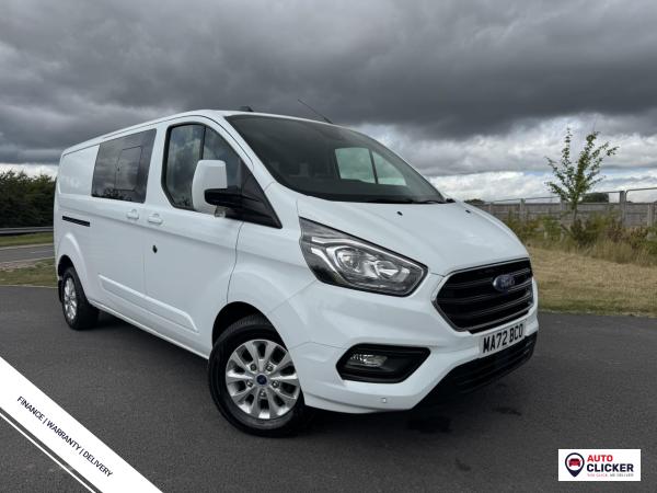 Ford Transit Custom 2.0 300 EcoBlue Limited Crew Van Double Cab 5dr Diesel Manual L2 H1 Euro 6 (s/s) (130 ps)