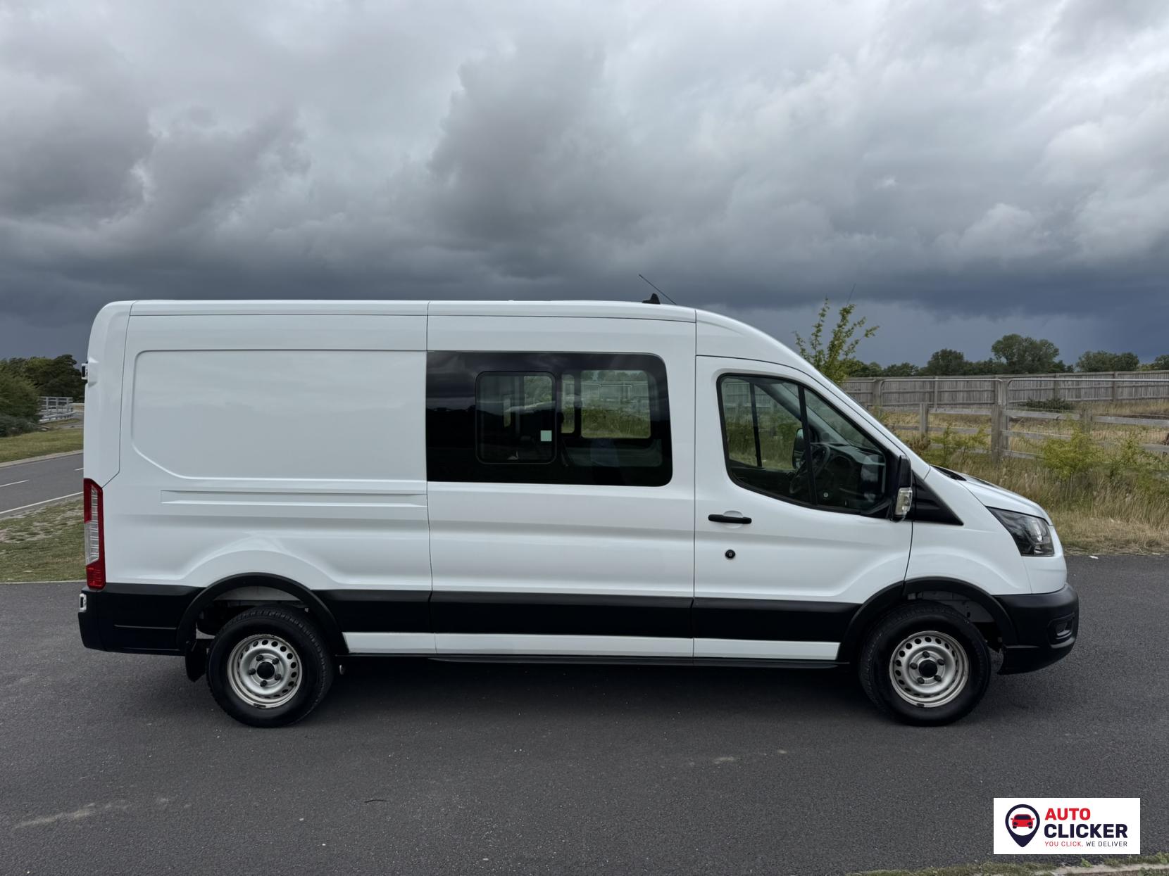 Ford Transit 2.0 350 EcoBlue Leader Crew Van Double Cab 6dr Diesel Manual RWD L3 H2 Euro 6 (s/s) (130 ps)