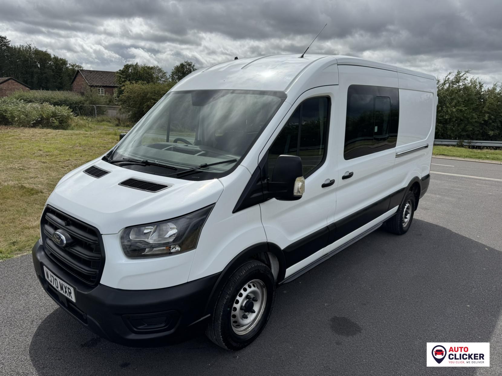 Ford Transit 2.0 350 EcoBlue Leader Crew Van Double Cab 6dr Diesel Manual RWD L3 H2 Euro 6 (s/s) (130 ps)