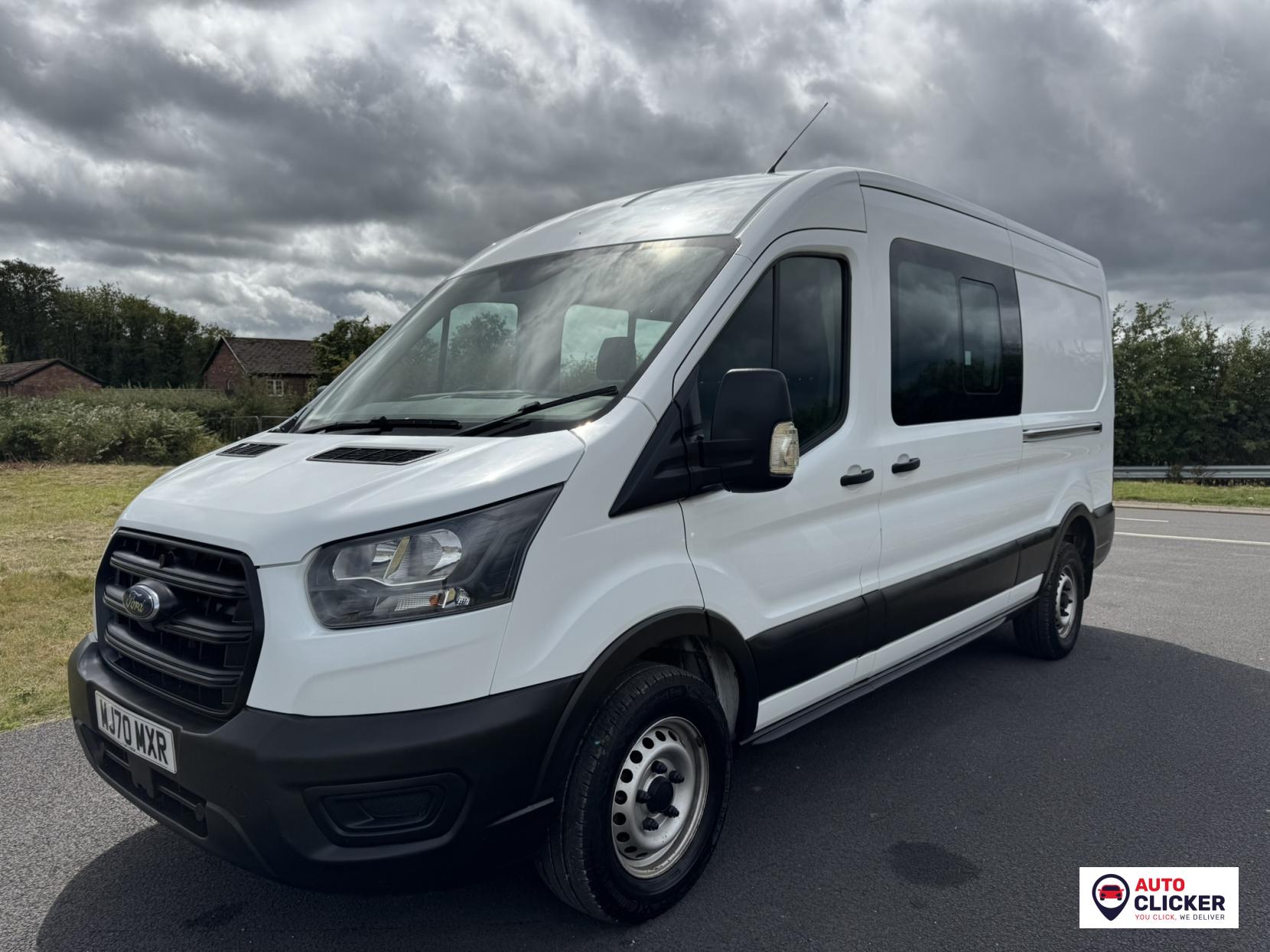 Ford Transit 2.0 350 EcoBlue Leader Crew Van Double Cab 6dr Diesel Manual RWD L3 H2 Euro 6 (s/s) (130 ps)
