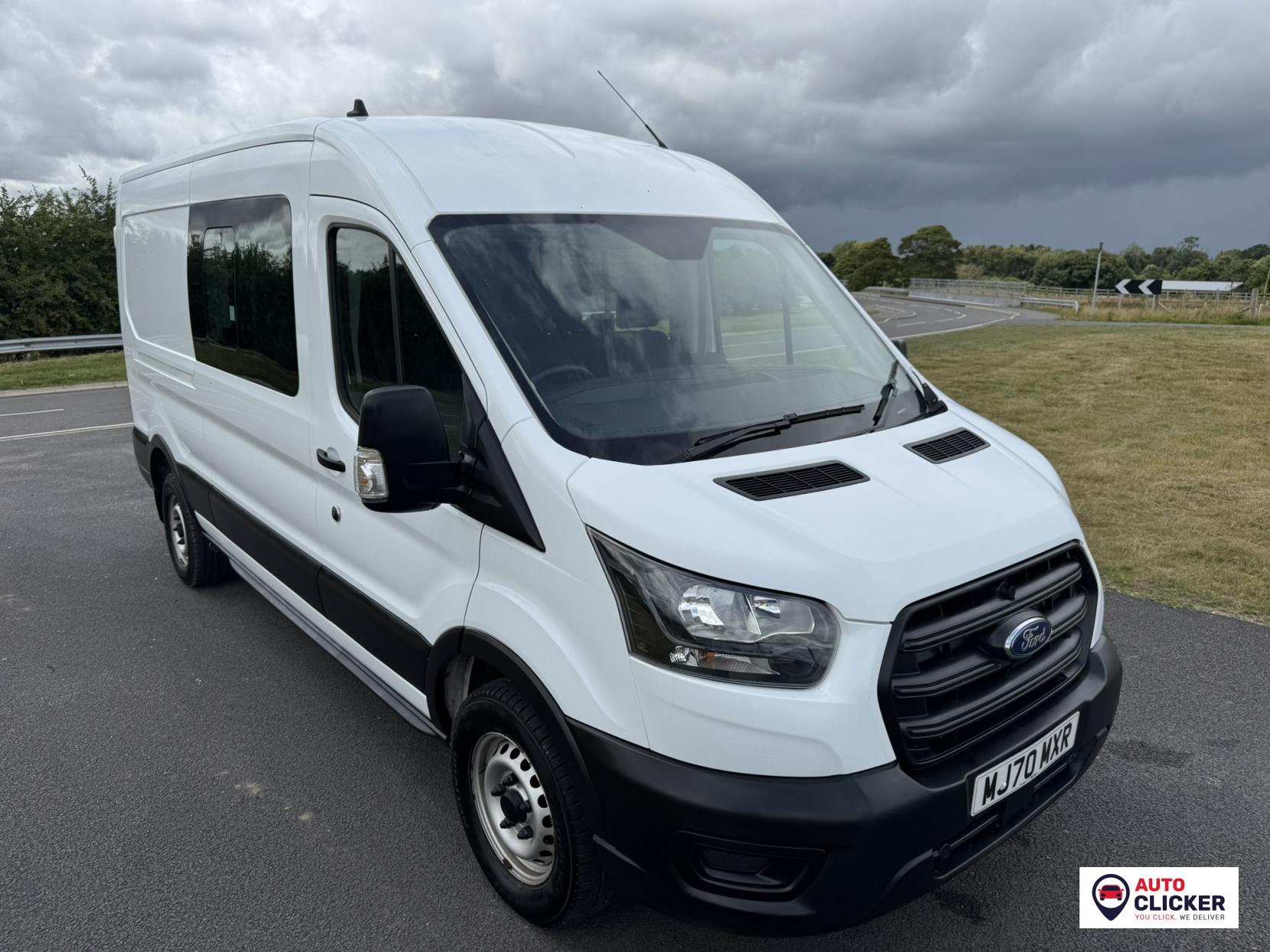 Ford Transit 2.0 350 EcoBlue Leader Crew Van Double Cab 6dr Diesel Manual RWD L3 H2 Euro 6 (s/s) (130 ps)