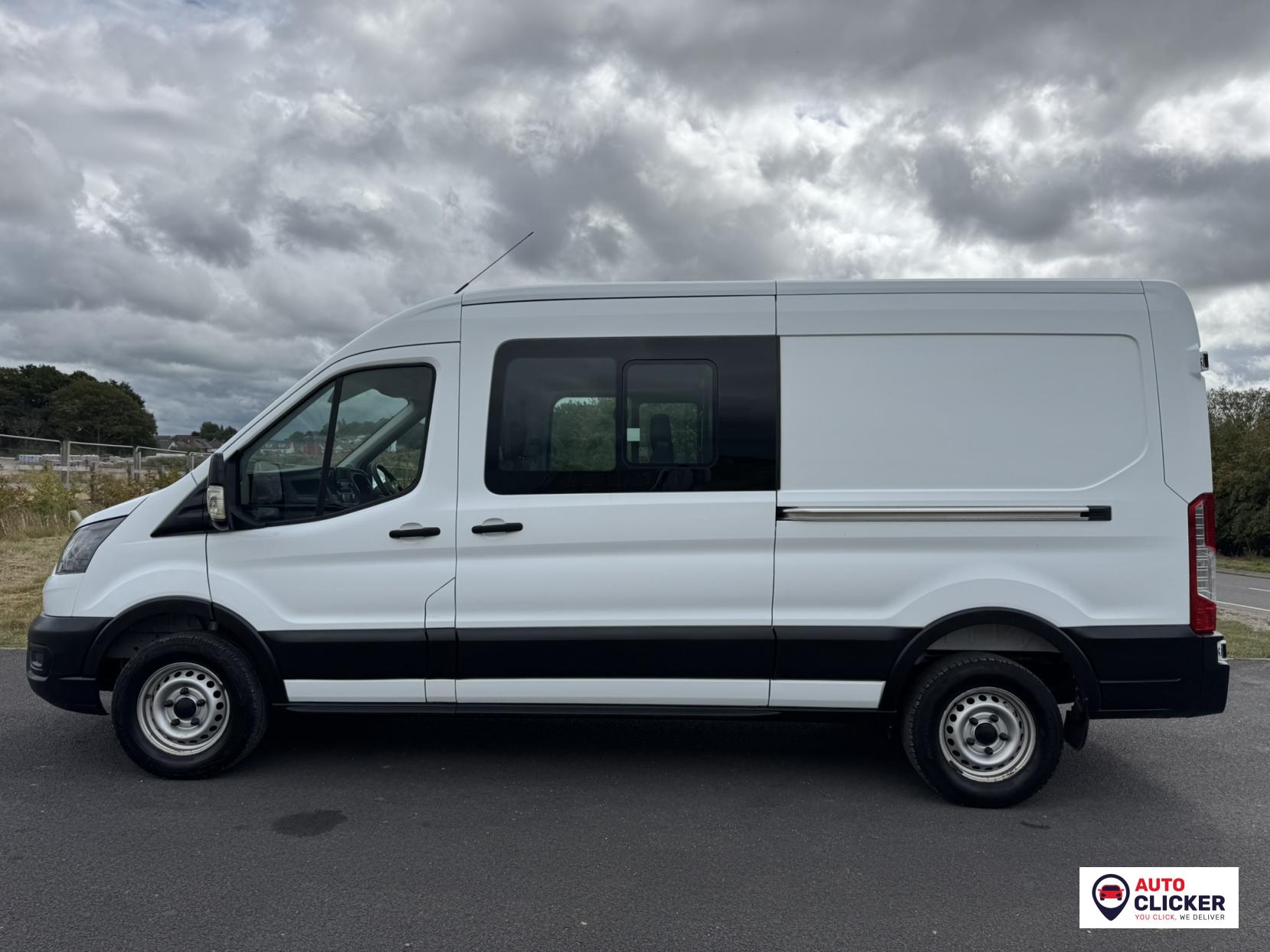 Ford Transit 2.0 350 EcoBlue Leader Crew Van Double Cab 6dr Diesel Manual RWD L3 H2 Euro 6 (s/s) (130 ps)
