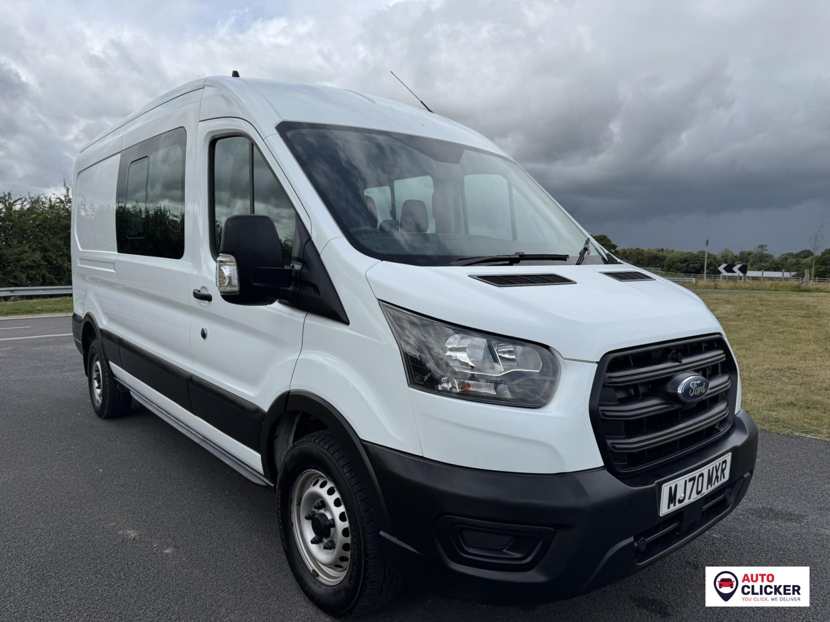 Ford Transit 2.0 350 EcoBlue Leader Crew Van Double Cab 6dr Diesel Manual RWD L3 H2 Euro 6 (s/s) (130 ps)
